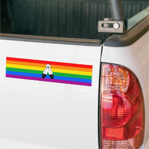 Autocollant De Voiture Drapeau de la fierté LGBTQ+