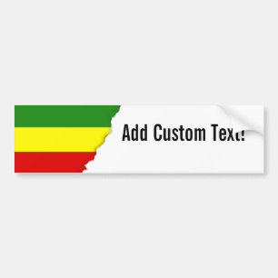 Autocollant De Voiture Drapeau de la fierté rastafarienne