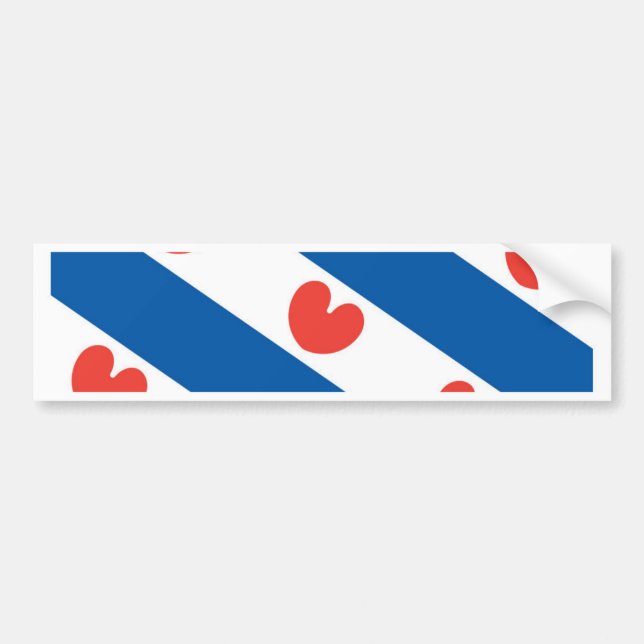 Autocollant De Voiture Drapeau de la Frise (Devant)