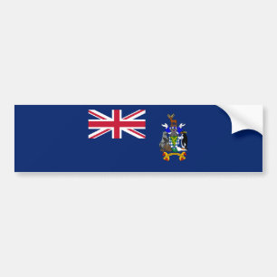 Autocollant De Voiture Drapeau de la Géorgie du Sud et des îles Sandwich 