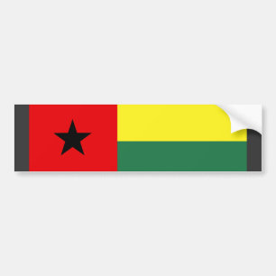 Autocollant De Voiture Drapeau de la Guinée-Bissau