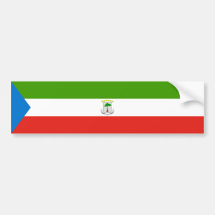 Autocollant De Voiture Drapeau de la Guinée équatoriale