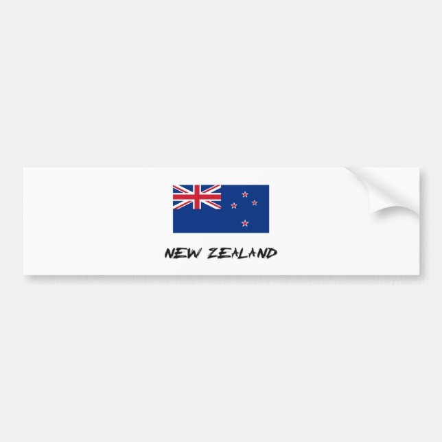Autocollant De Voiture Drapeau de la Nouvelle Zélande (Devant)