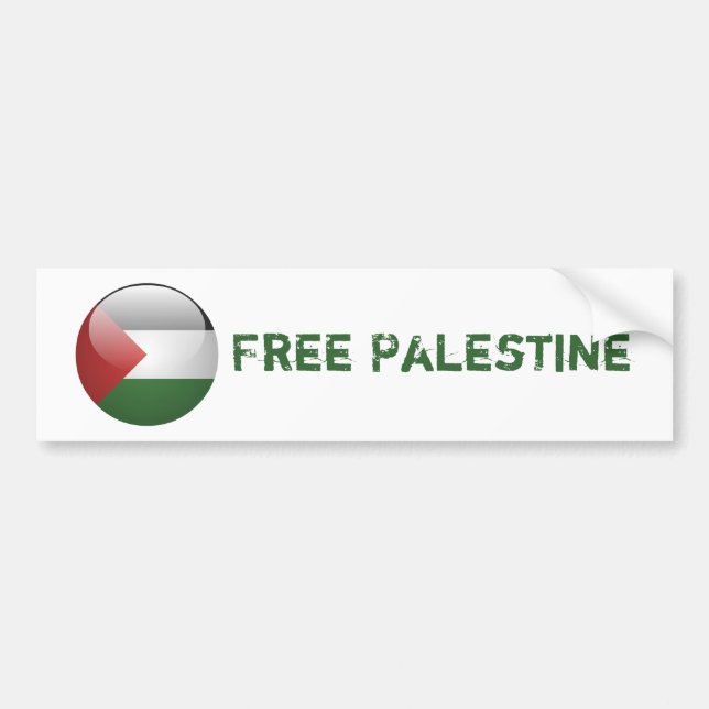 Autocollant De Voiture Drapeau de la Palestine (Devant)