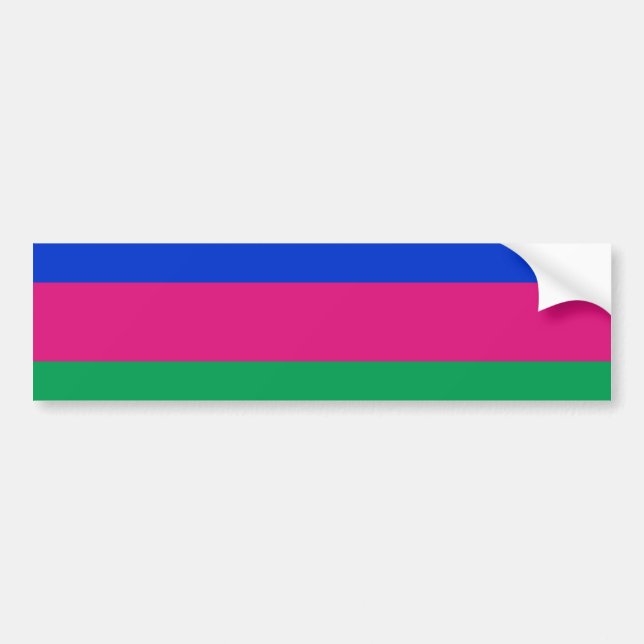 Autocollant De Voiture Drapeau de la République populaire du Kuban (Devant)