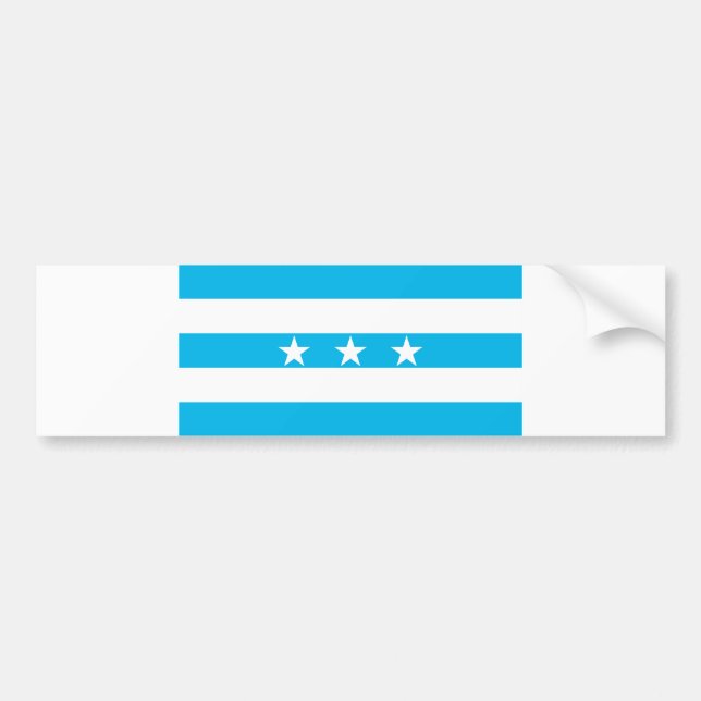 Autocollant De Voiture Drapeau de la ville de Guayaquil Symbole Equateur (Devant)
