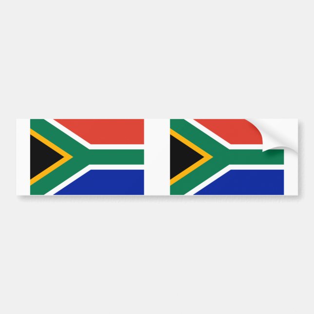 Autocollant De Voiture Drapeau de l'Afrique du Sud (Devant)