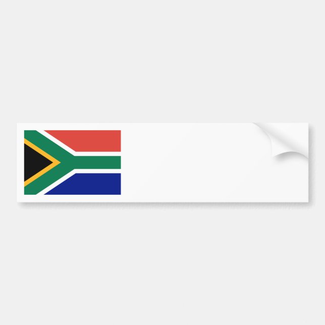 Autocollant De Voiture Drapeau de l'Afrique du Sud - Patriotique (Devant)