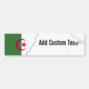 Autocollant De Voiture Drapeau de l'Algérie