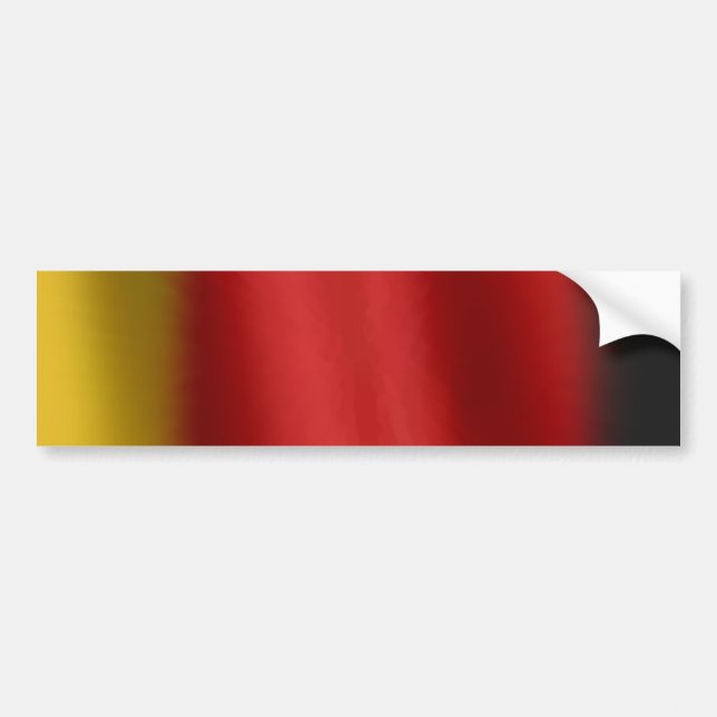 Autocollant De Voiture Drapeau de l'Allemagne (Devant)