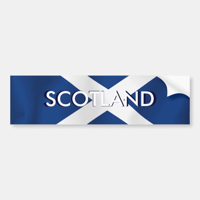 Autocollant De Voiture Drapeau de l'Ecosse (Devant)