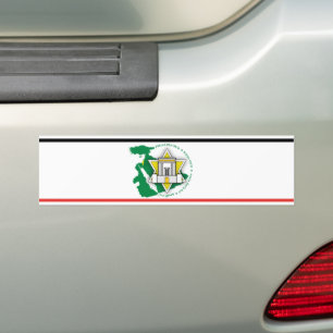 Autocollant De Voiture Drapeau de l'ère messianique "Eretz Yisrael Hashle