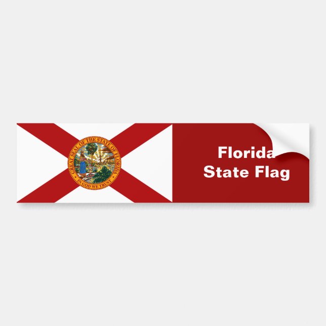 Autocollant De Voiture Drapeau de l'État de Floride (Devant)