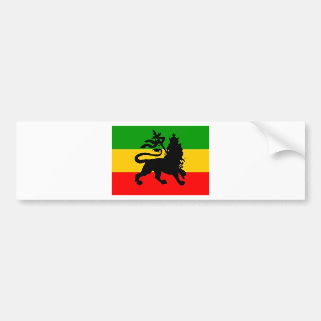 Autocollant De Voiture Drapeau de lion (Devant)