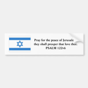Autocollant De Voiture Drapeau de l'Israël