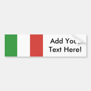 Autocollant De Voiture Drapeau de l'Italie