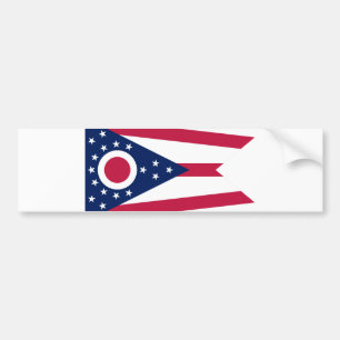Autocollant De Voiture Drapeau de l'Ohio