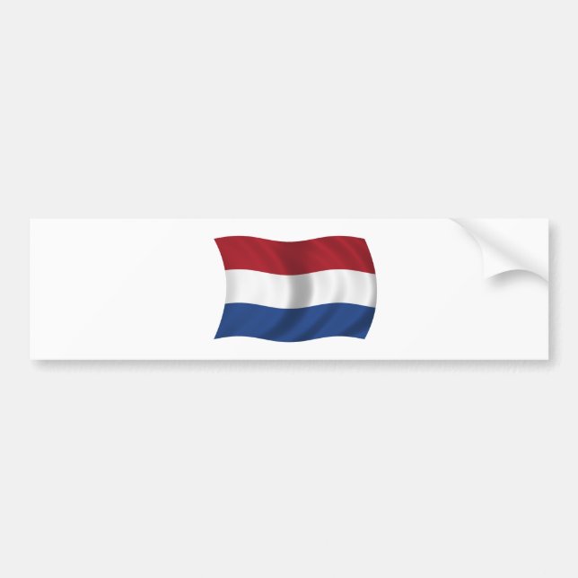 Autocollant De Voiture Drapeau de Pays-Bas (Devant)