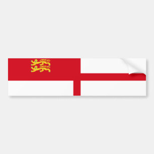 Autocollant De Voiture Drapeau de Sercq
