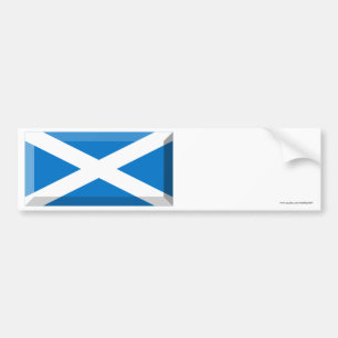 Autocollant De Voiture Drapeau de St Andrew de bijou de l'Ecosse