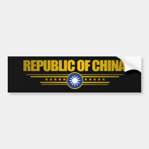 Autocollant De Voiture Drapeau de Taïwan (République de Chine)