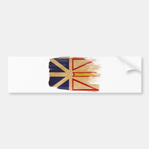 Autocollant De Voiture Drapeau de Terre-Neuve