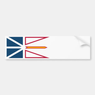 Autocollant De Voiture Drapeau de Terre-Neuve-et-Labrador (Canada)