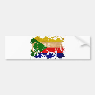 Autocollant De Voiture Drapeau des Comores