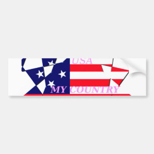 Autocollant De Voiture Drapeau des États-Unis d'Amérique