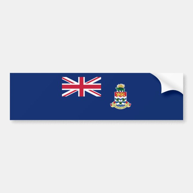 Autocollant De Voiture Drapeau des îles Caïmans (Devant)