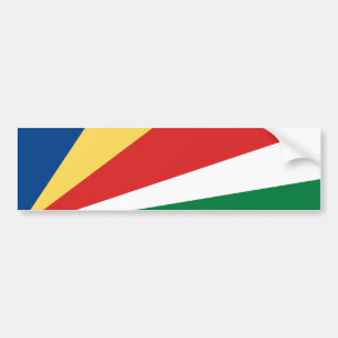 Autocollant De Voiture Drapeau des Seychelles