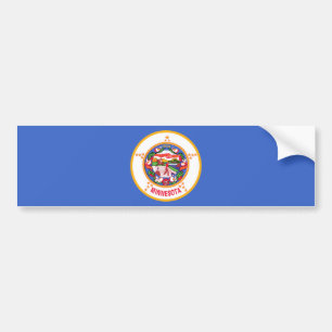 Autocollant De Voiture Drapeau d'État du Minnesota