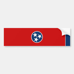 Autocollant De Voiture Drapeau d'état du Tennessee