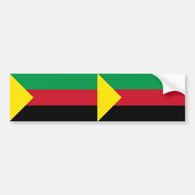 Autocollant De Voiture Drapeau DEUX Azawad (Devant)