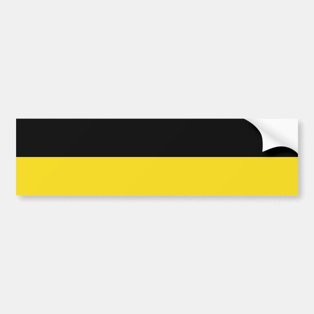 Autocollant De Voiture Drapeau du Bade-Wurtemberg (État allemand) (Devant)