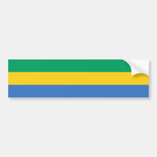 Autocollant De Voiture Drapeau du Gabon