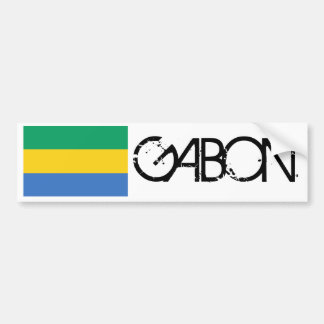Autocollant De Voiture Drapeau du Gabon
