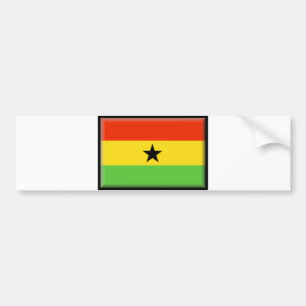Autocollant De Voiture Drapeau du Ghana