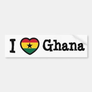 Autocollant De Voiture Drapeau du Ghana