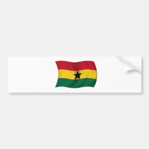 Autocollant De Voiture Drapeau du Ghana