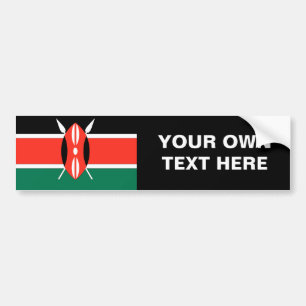 Autocollant De Voiture Drapeau du Kenya