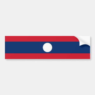Autocollant De Voiture Drapeau du Laos