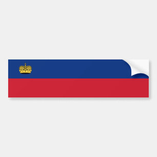 Autocollant De Voiture Drapeau du Liechtenstein