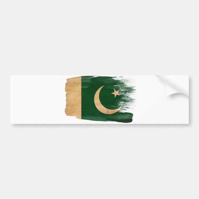 Autocollant De Voiture Drapeau du Pakistan (Devant)