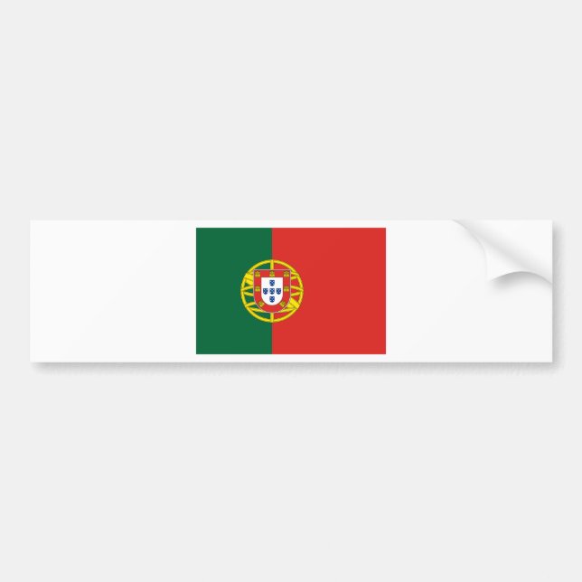Autocollant De Voiture Drapeau du Portugal (Devant)