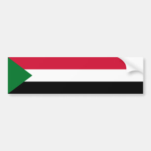 Autocollant De Voiture Drapeau du Soudan