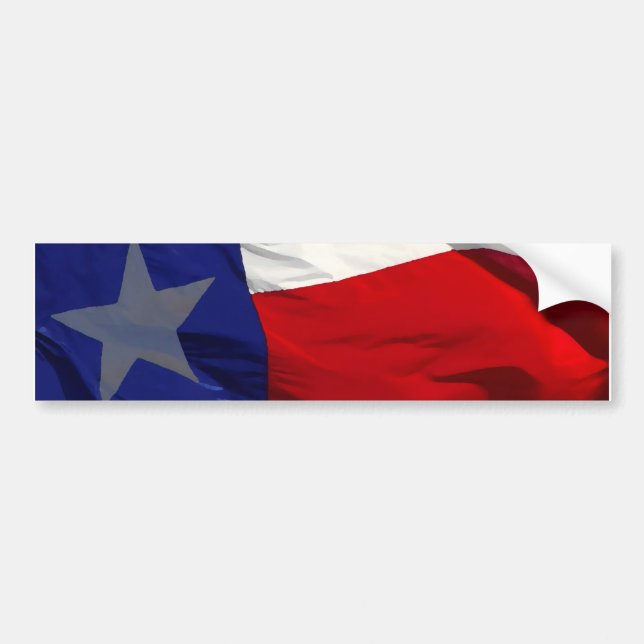 Autocollant De Voiture Drapeau du Texas Pop Art (Devant)