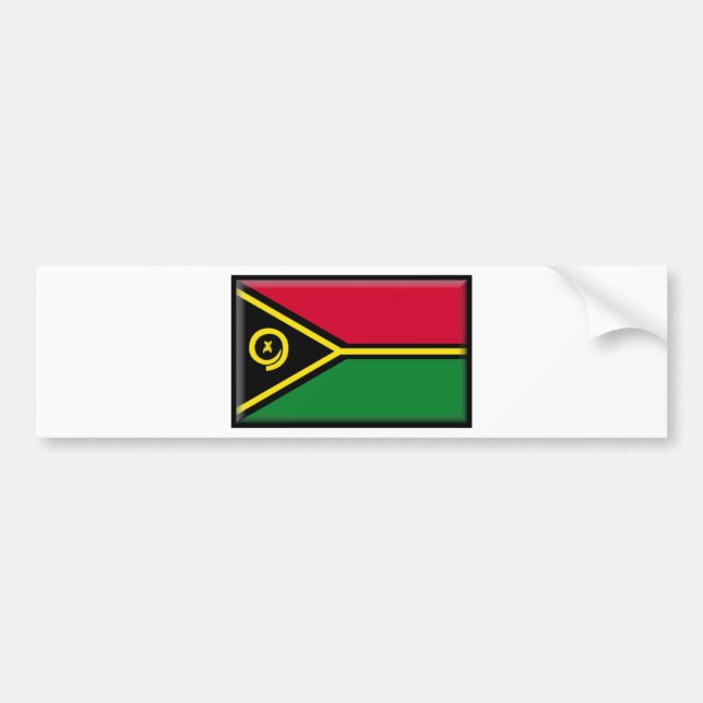 Autocollant De Voiture Drapeau du Vanuatu (Devant)