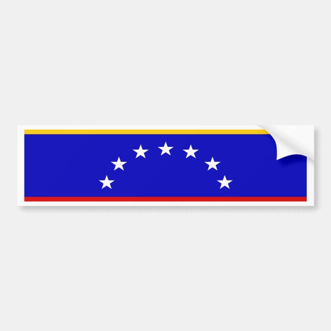 Autocollant De Voiture Drapeau du Venezuela (Devant)
