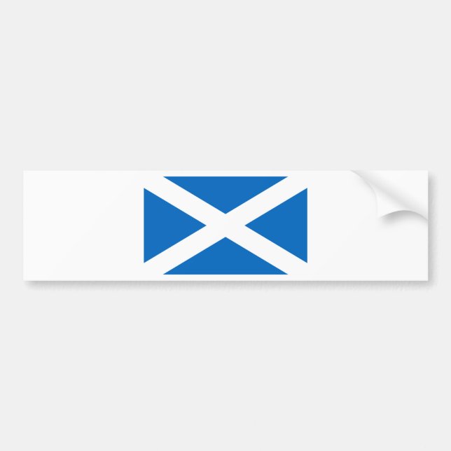 Autocollant De Voiture Drapeau écossais (Devant)
